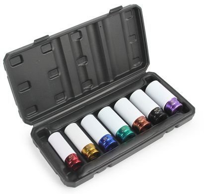 Набір головок для алюмінієвих дисків 1/2" BJC 7шт Mar-Pol M58269