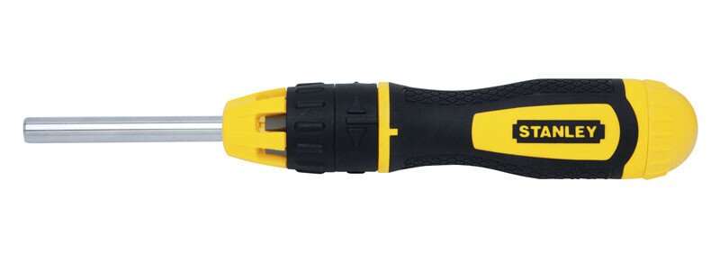 Отвертка реверсивная Stanley Multibit с трещоткой, набор 20 предметов