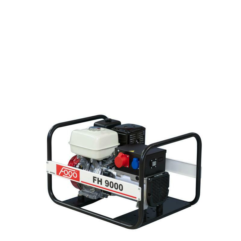 Бензогенератор Fogo FH 9000, 6,3 кВт, 400 В/230 В, двигатель Honda GX390