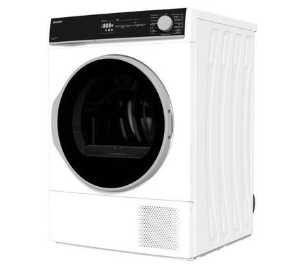 Сушильна машина Sharp KD-NHH9S7GW2-PL - 60,9 см - тепловий насос - 9 кг