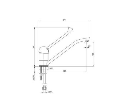 Смеситель Deante Corio BFC_060C