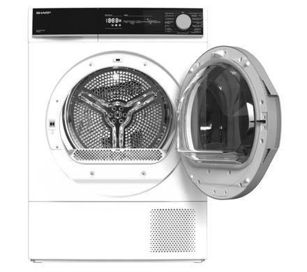 Сушильна машина Sharp KD-NHH9S7GW2-PL - 60,9 см - тепловий насос - 9 кг