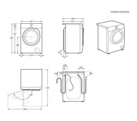 Стиральная машина Electrolux EW9F161BP PerfectCare 900 - 10 кг