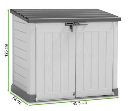 Садовий бокс для зберігання STORE IT OUT MAX 1200 л темно-сірий Keter