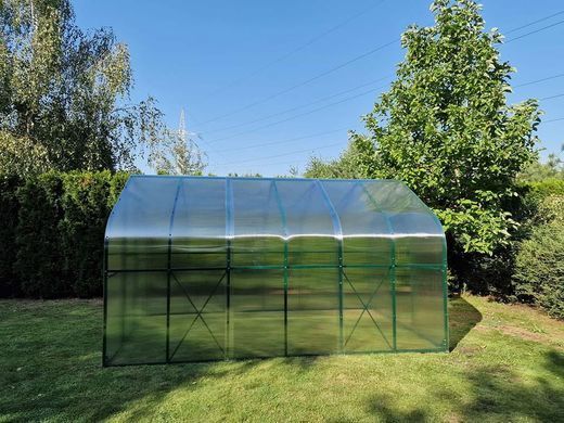 Теплиця з полікарбонату PTF Tomato Premium Plus 250x400 см зелений