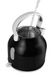 Електричний чайник з нержавіючої сталі Concept RK3334 1,7 л RETROSIGN чорний