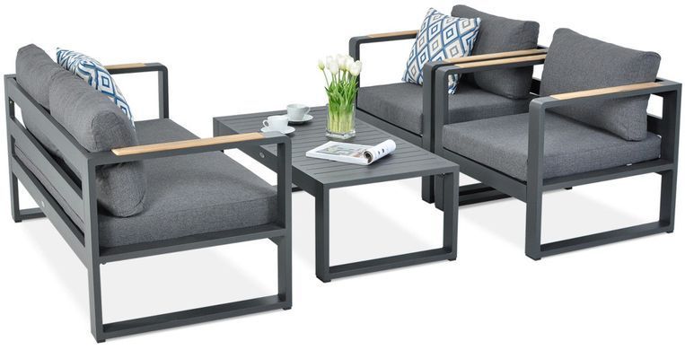 Садові меблі для відпочинку Focus Garden Panama Anthracite Anthracite