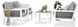 Меблі для терас Furrore Olympia caffe White