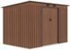 Сарай для инструментов 261x181 см Hardmaister Oregon Орех