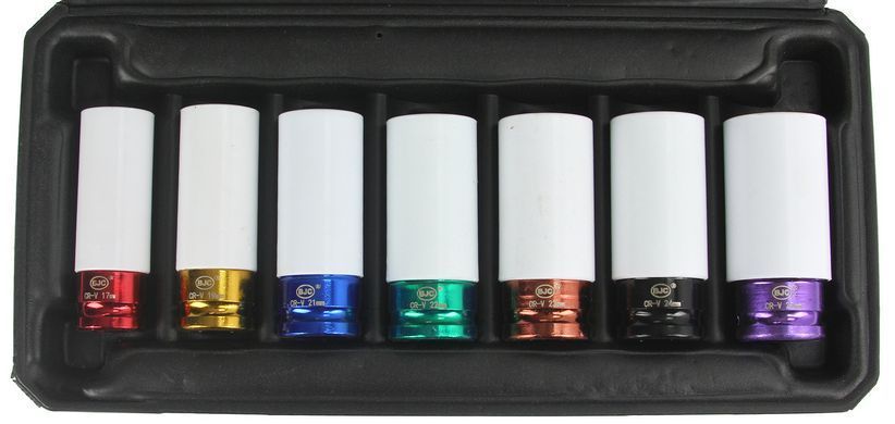 Набір головок для алюмінієвих дисків 1/2" BJC 7шт Mar-Pol M58269