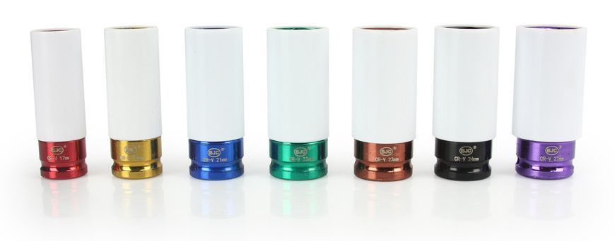 Набір головок для алюмінієвих дисків 1/2" BJC 7шт Mar-Pol M58269