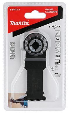 MAKITA MT ПИЛКА ДЛЯ ГЛИБОКОГО РІЗАННЯ BIM 32мм x 50мм /5шт. ДЛЯ ТВЕРДОЇ ДЕРЕВИНИ