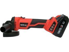 Угловая шлифовальная машина yato 18v регулировка скорости 1x4.0ah