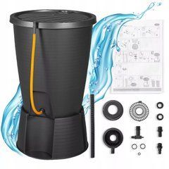Бак для дождевой воды keter indigo water butt + основание графит 200 л