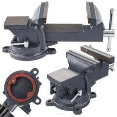 Поворотные тиски 125 мм с наковальней 360&deg; Powermat PM-IS-125T