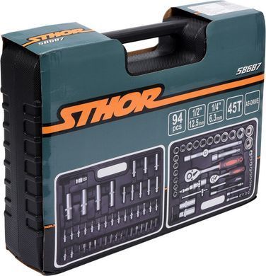 STHOR НАБІР КЛЮЧІВ 94ел 1/2" / 1/4