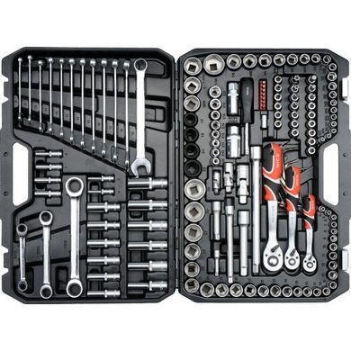 YATO НАБІР КЛЮЧІВ 150 ел 1/2"/3/8"/1/4 XL
