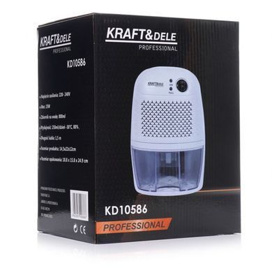 Осушитель воздуха 800 мл 25W тихий KRAFT DELE KD10586