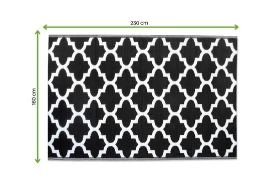 Ковер для террасы и сада Agenda Black 160&times;230 см полипропиленовый MOODME
