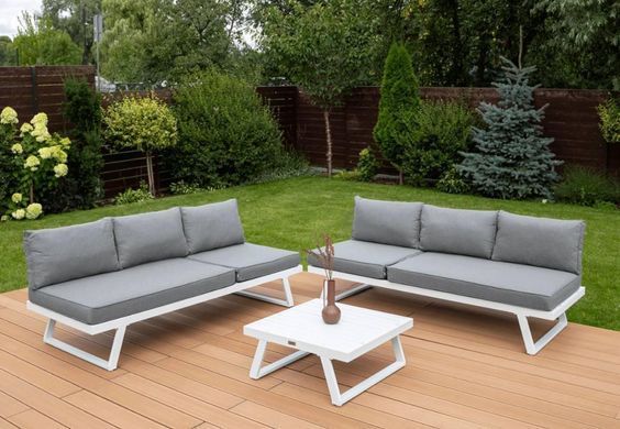 Алюмінієвий модульний набір для саду Midway White Focus Garden