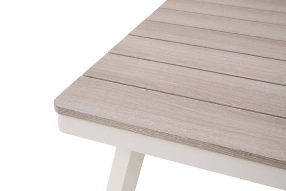 Угловой садовый комплект мебели алюминиевый STELVIO CAFFE Beige FURRORE