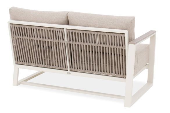 Угловой садовый комплект мебели алюминиевый STELVIO CAFFE Beige FURRORE