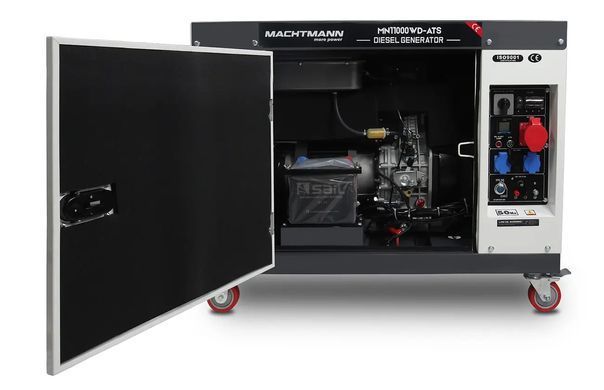 Генератор дизельний 3- фазний 400 В 10,6 кВА (DualPower) Machtmann 11000WD ATS