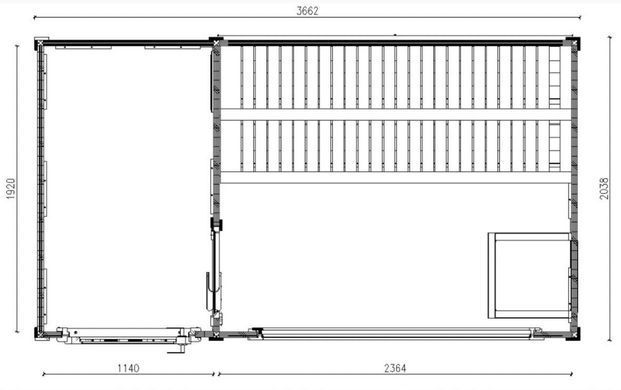 Садова лазня Magnolia 350x200 см Megiw