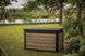 Садовий ящик для зберігання DECO DEC BOX Ashwood пластиковий 380 л Keter