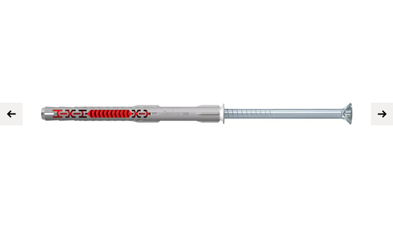 Анкер распорный Fischer DuoXpand 8x100 мм, 50 шт в упаковке, для бетона и кладки