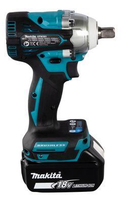 Аккумуляторный ударный гайковерт MAKITA DTW301Z BODY 1/2" 330 Нм / 580 Нм LXT 18V BLDC XPT