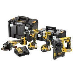 DEWALT НАБІР COMBO 18V DCK422P3T (DCG405, DCH273, DCD796, DCF887) 3x5,0Ah TOUGH SYSTEM