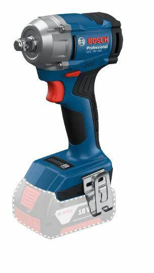 Ударный гайковый ключ аккумуляторный Bosch GDS 18V-350 SOLO, 350 Нм, 1/2 дюйма
