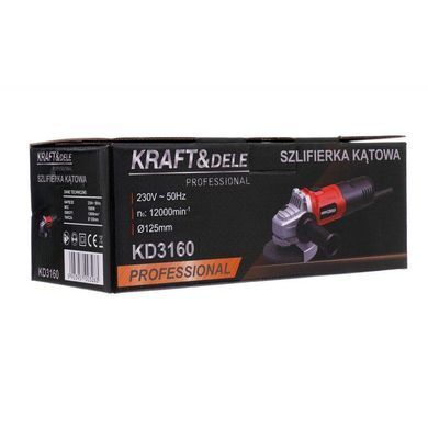 Кутова шліфувальна машина 125 мм/1500 Вт. Kraft&Dele KD3160