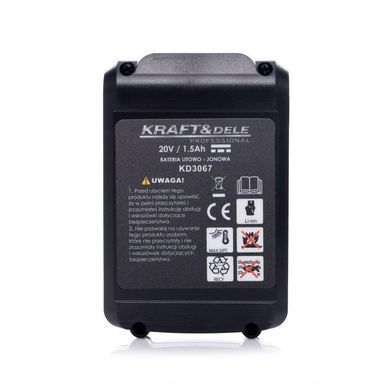 Акумуляторний дриль 20 В Li-ion LCD Kraft&Dele KD3067