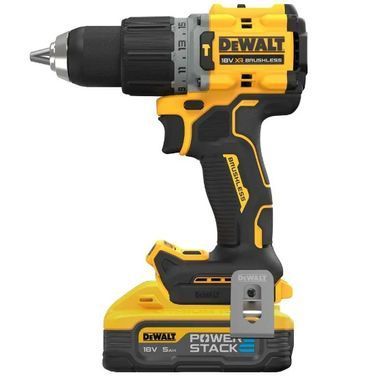 DEWALT ШУРУПОВЕРТ УДАРНЫЙ 18V DCD805H2T 90Nm 2x5,0Ah POWERSTACK BL TSTAK