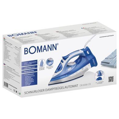 Утюг паровой Bomann беспроводной DB 6006 CB