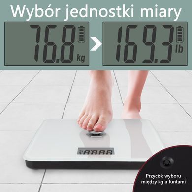 Кінетичні ваги без батарейок ProfiCare PC-PW 3112 білий