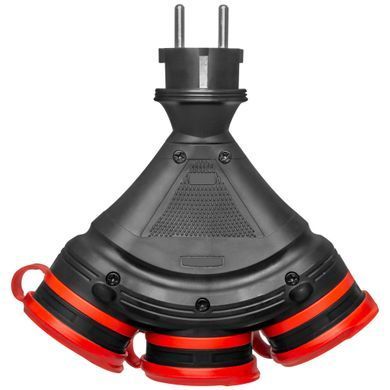 Розгалужувач потрійний з кришками Awtools Extreme Ip54 16A