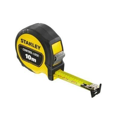 Рулетка будівельна&nbsp;вимірювальна 10 м&nbsp;CONTROL-LOCK&nbsp;STANLEY STHT37233-0