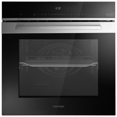 Встраиваемый электрический многофункциональный духовой шкаф 60 см черный Concept etv8560bc