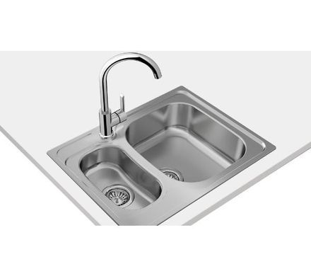 Кухонная мойка Teka Universe 60 T-XP сталь - встраиваемая в столешницу