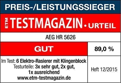Бритва с триммером мужская AEG HR 5626 оранжевая