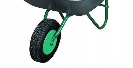 Садова тачка 80 л посилена оцинкована 120 кг Greenmill GR9370