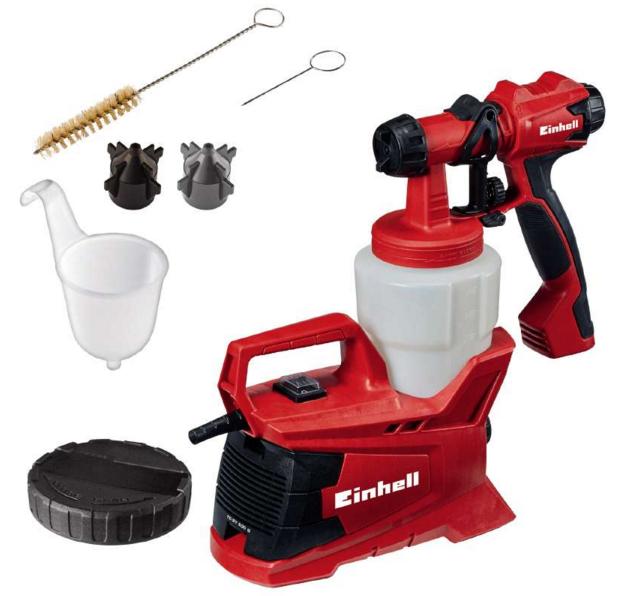 Краскопульт для краски Einhell TC-SY 600 S, 600 Вт, бачок 800 мл