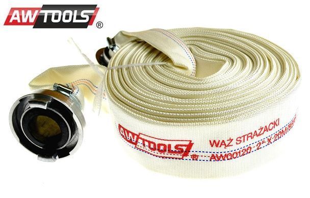 AWTOOLS водяний шланг 2" x 20M 8 пожежний бар з фітингами