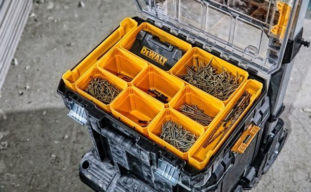 Органайзер для инструмента TSTAK с прозрачной крышкой DeWALT DWST82968-1