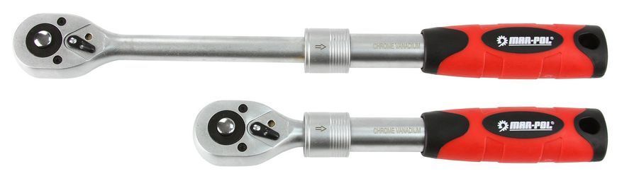 Телескопічна тріскачка 3/8" Mar-Pol M53572