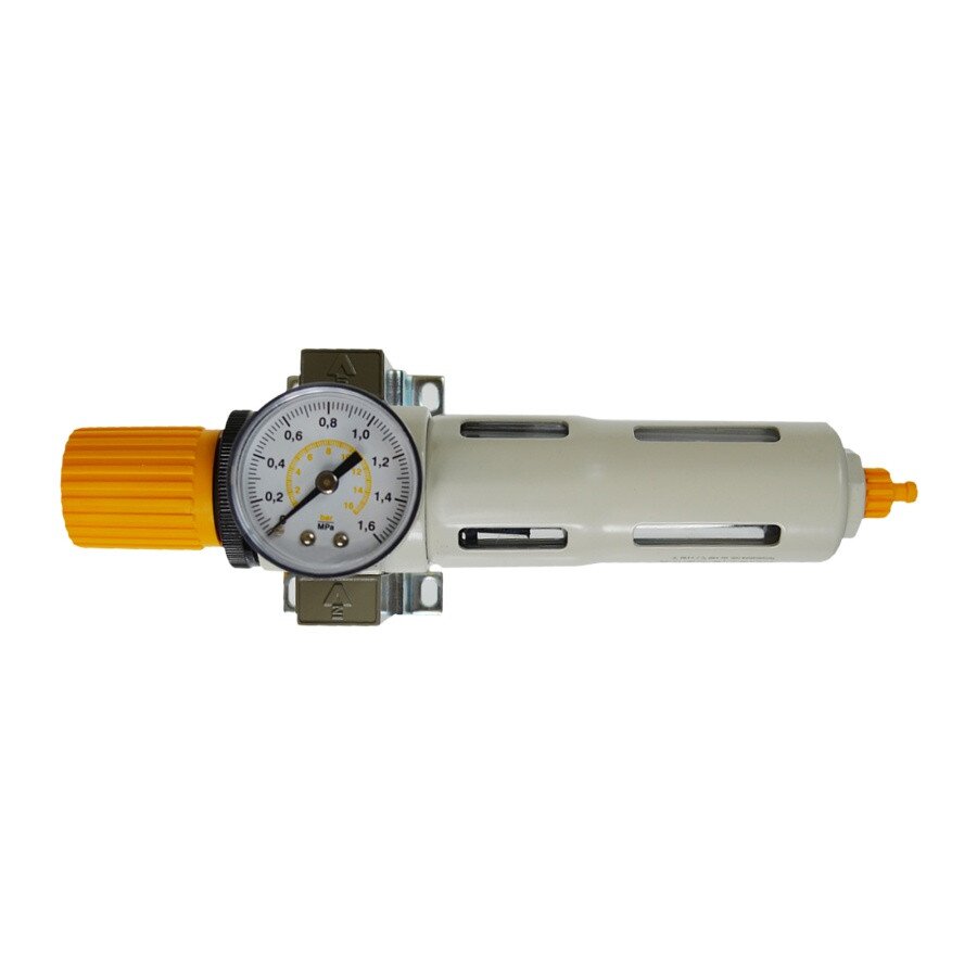 Фильтр-редуктор AWTOOLS 1/4″ OFR-MINI, фильтрация 5 мкм, с манометром
