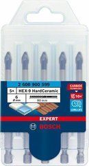 BOSCH СВЕРЛО HEX-9 HARD CERAMIC НАБОР 5шт. (5x6mm) EXPERT